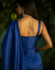 Sapphire corset saree Set