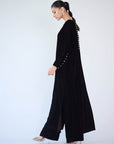 Midnight Pearl Velvet Suit Ensemble