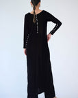 Midnight Pearl Velvet Suit Ensemble