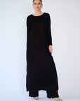 Midnight Pearl Velvet Suit Ensemble