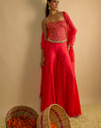Rose Sharara Set