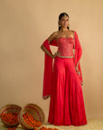 Rose Sharara Set