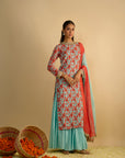 Blue Star Sharara Set
