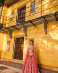 Salmon Lehengas