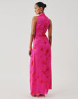 Kiara Draped Dress in Pink