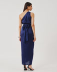 Deep Water Drape Sarong Dress