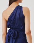 Deep Water Drape Sarong Dress