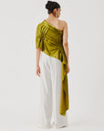 Pisa Top in olive Green