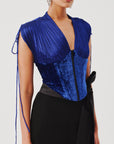 Veronica Corset in Blue