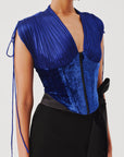 Veronica Corset in Blue