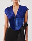Veronica Corset in Blue