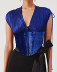 Veronica Corset in Blue