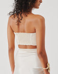 Mystery Bandeau Top in Ivory