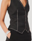 Bearer Linen Waistcoat