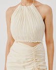 Lucid Muslin Halter Neck Top