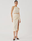 Lucid Muslin Halter Neck Top