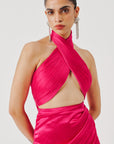 Hope Halter Neck Top in Pink