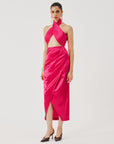 Hope Halter Neck Top in Pink