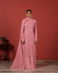 Flawless Sharara Set in Pink