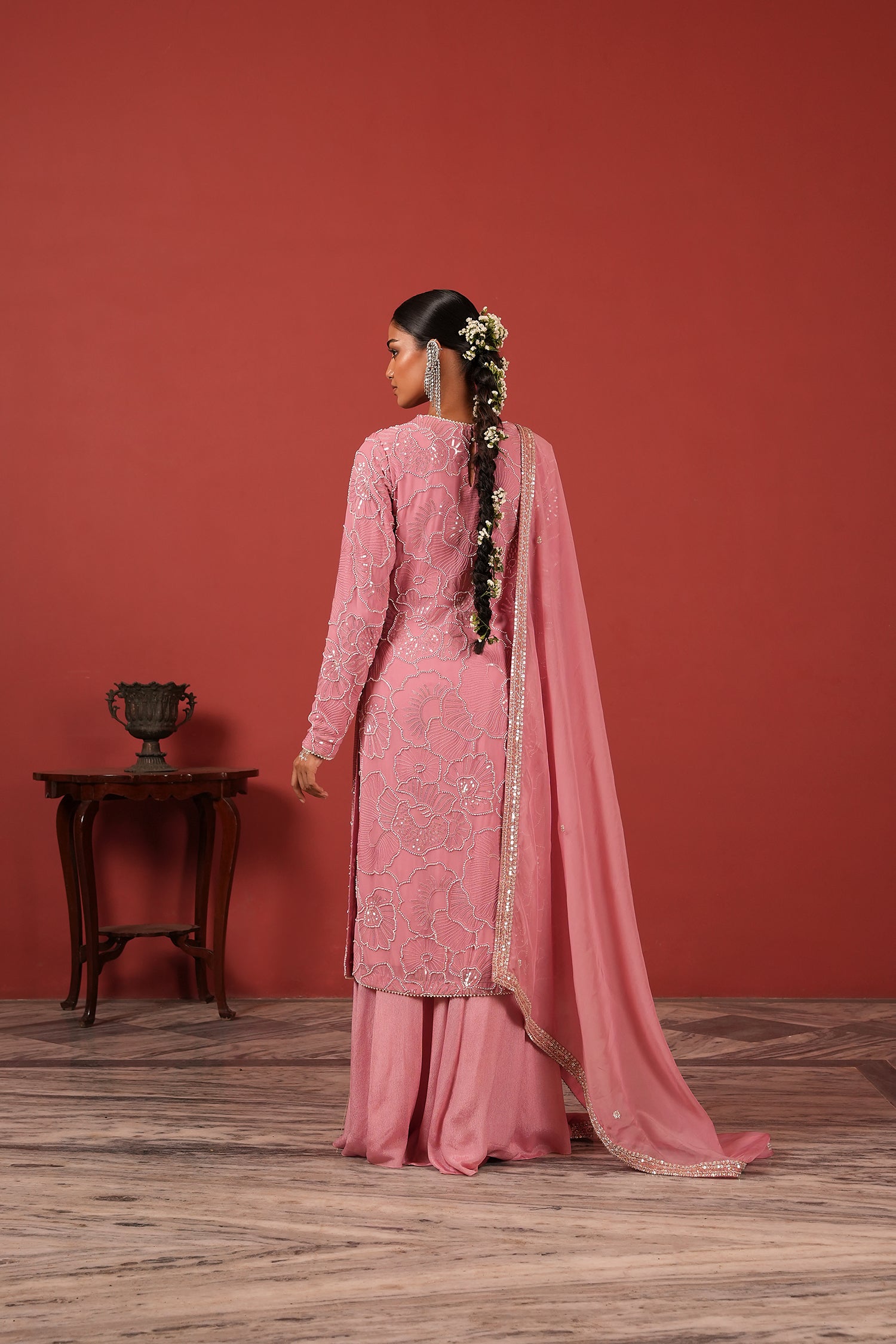 Flawless Sharara Set in Pink