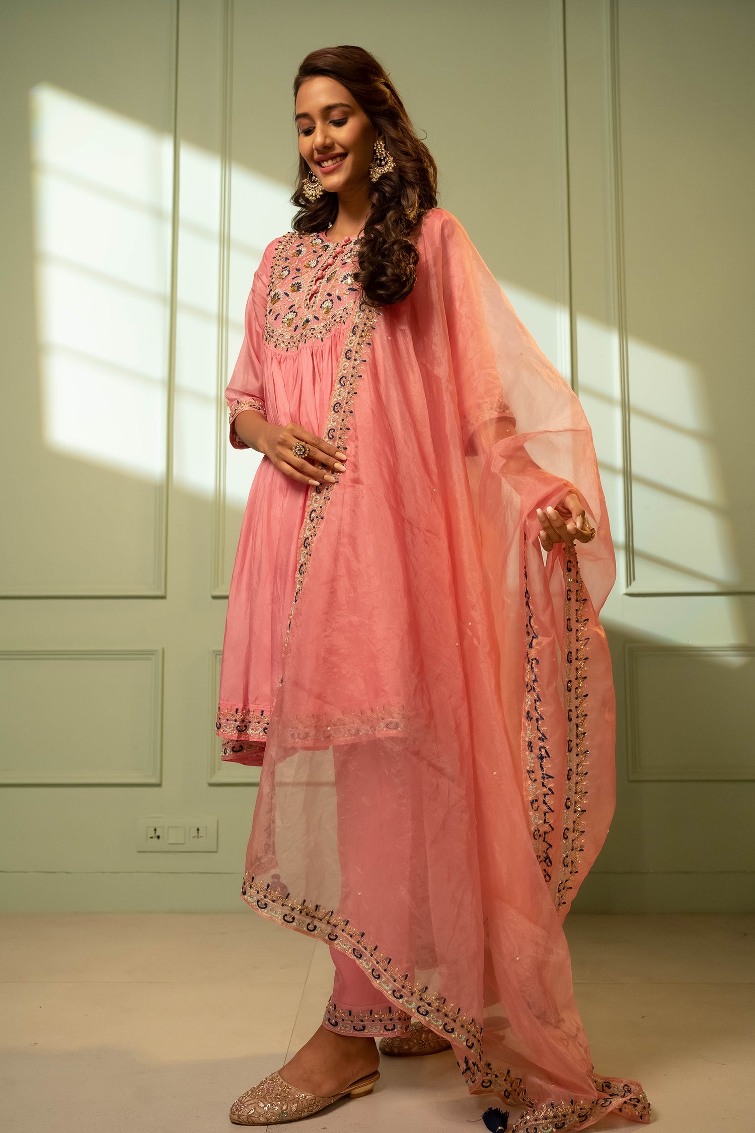 Baby Pink Suit Set