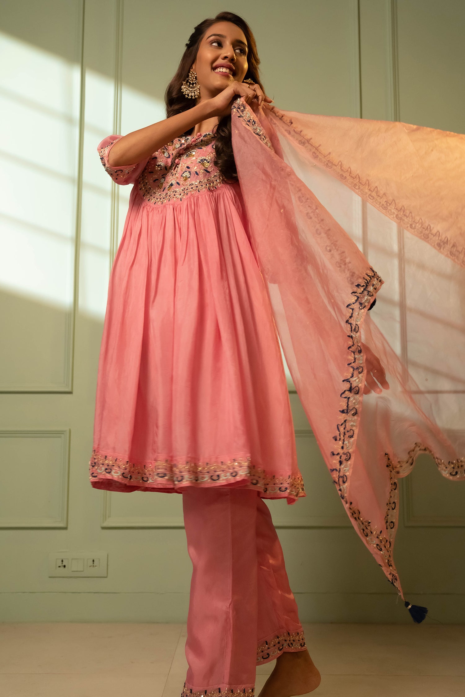 Baby Pink Suit Set