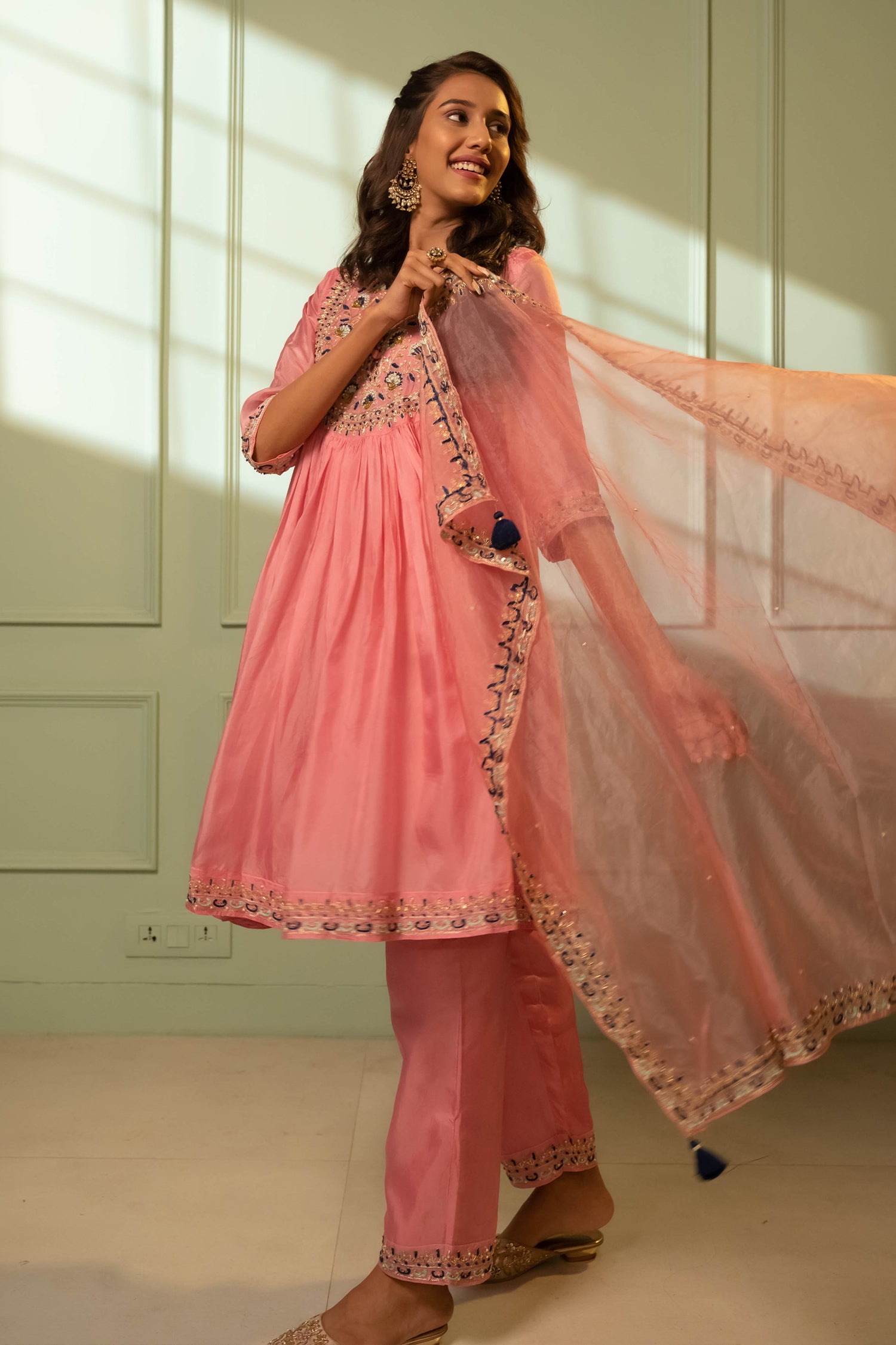 Baby Pink Suit Set
