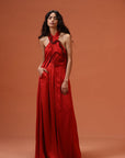 Salsa Halter Shirt And Palazzo Set