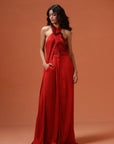 Salsa Halter Shirt And Palazzo Set