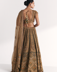Kasturi Gold Lehenga Set