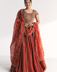 Padma Rust Lehenga Set