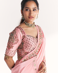 Navya Light Pink Saree