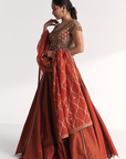 Padma Rust Lehenga Set