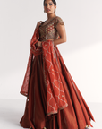 Padma Rust Lehenga Set