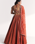 Padma Rust Lehenga Set