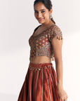 Padma Rust Lehenga Set