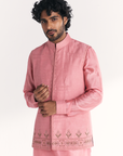 Jal Pink Nehru Jacket Set