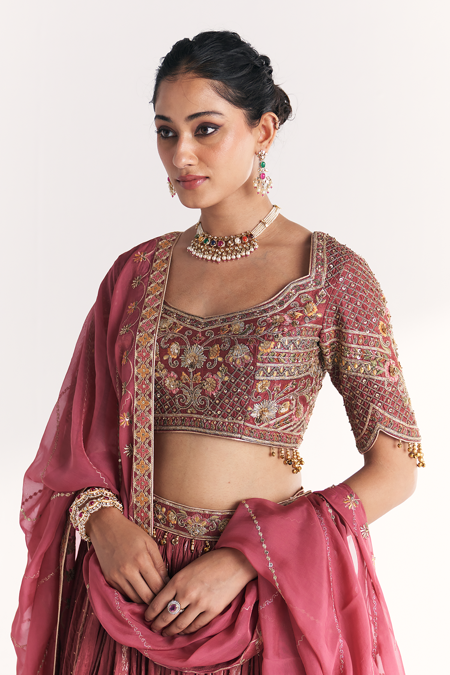 Fitoor Mauve Pink Lehenga Set