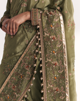 Arzoo Green Saree