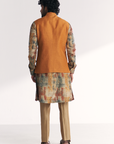 Janak Mustard Nehru Jacket Set