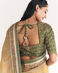 Morni Green Saree
