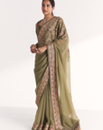 Palak Green Saree