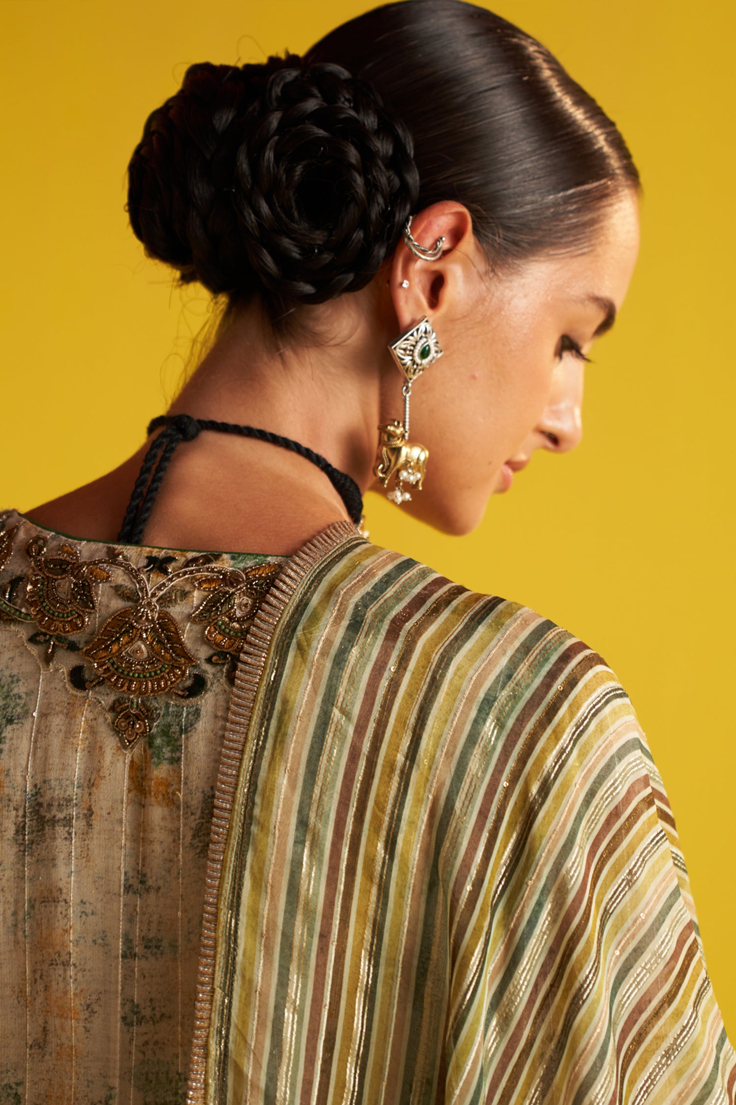 Neha Green Anarkali Set
