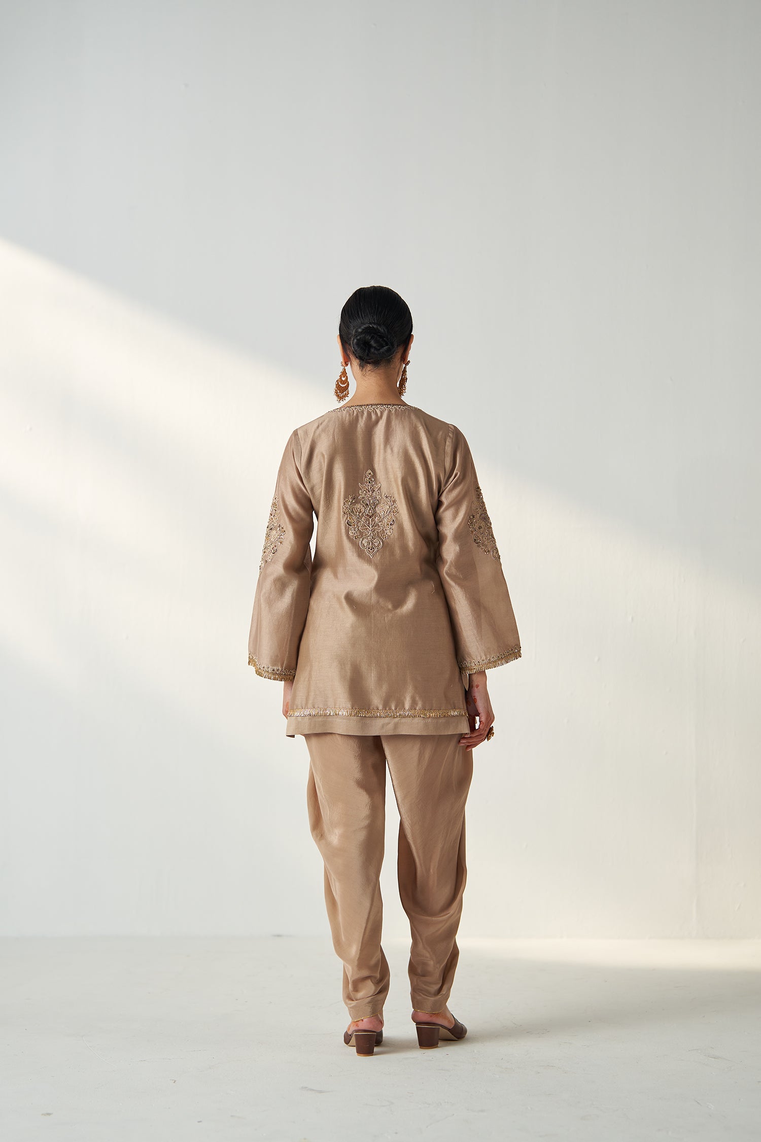 Pihu Fawn Tulip Pant Set