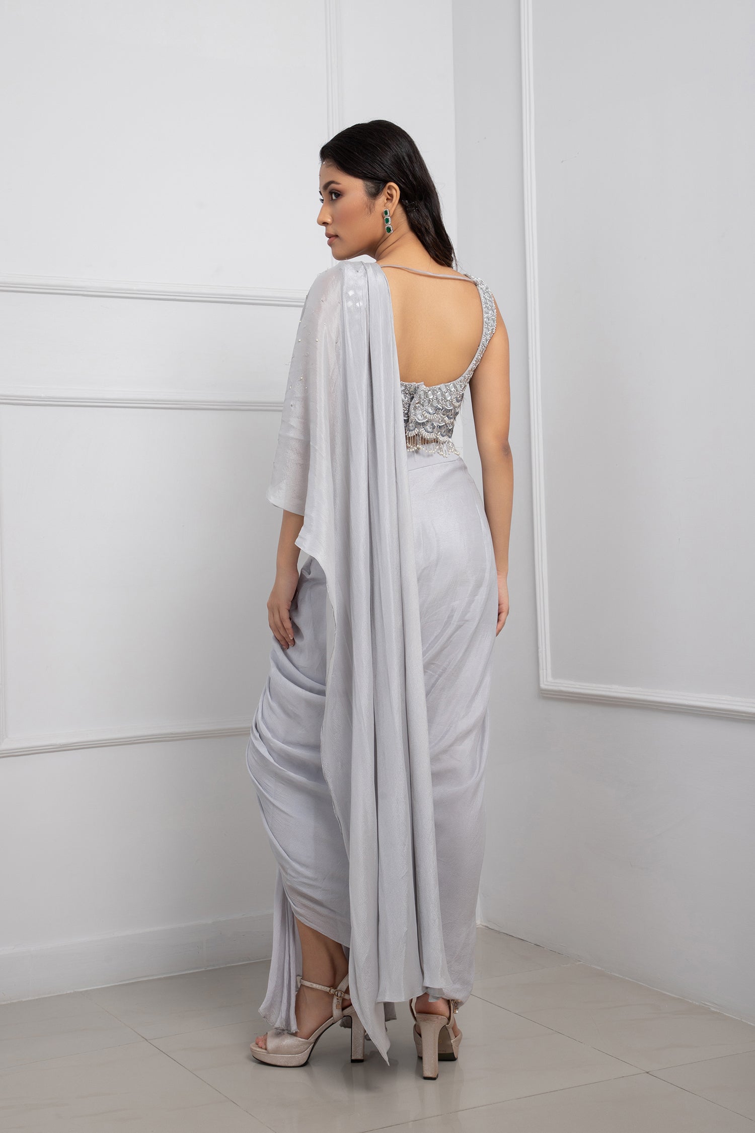 Aurora Drape Saree Set