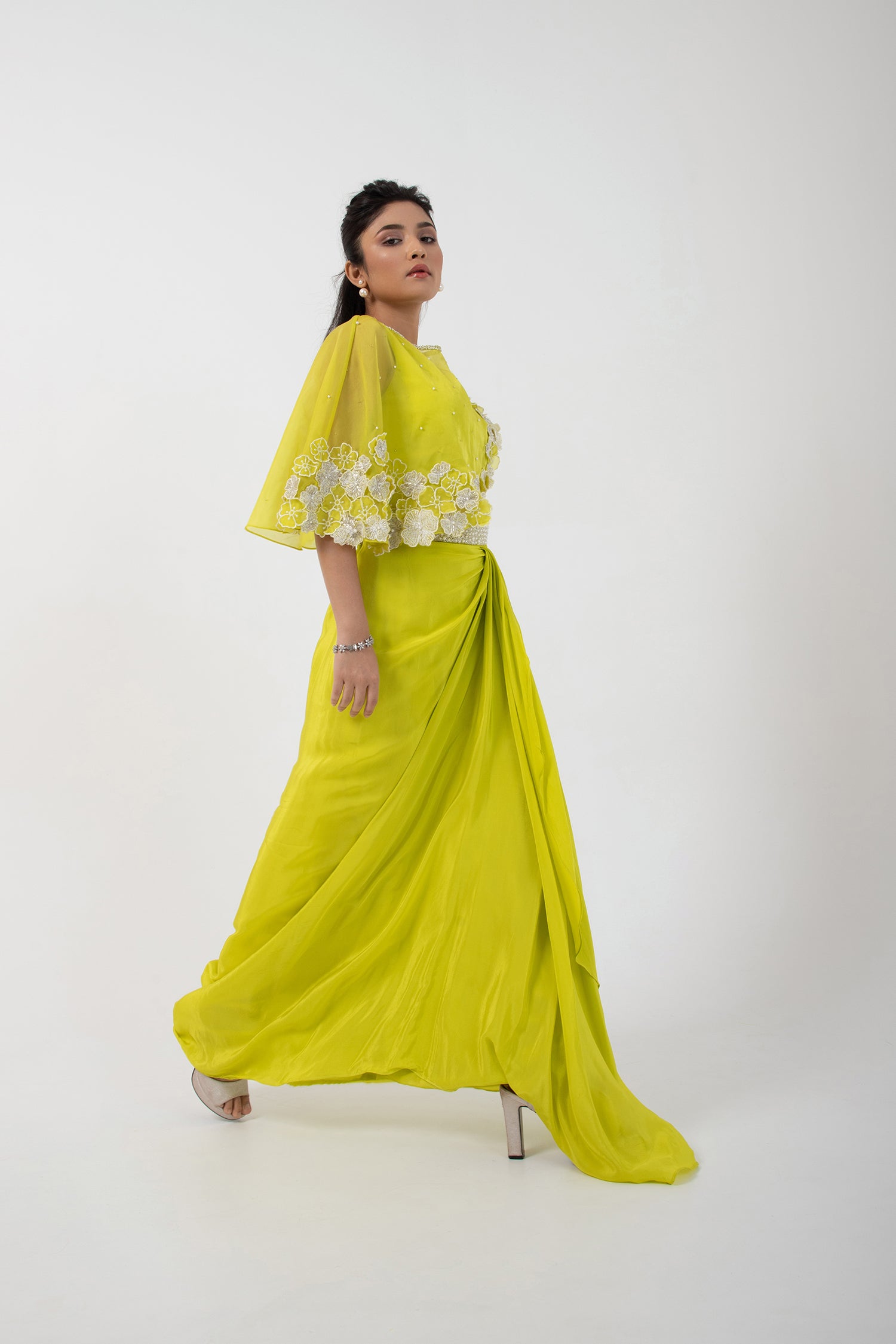 Perfect Petal Drape Skirt Set