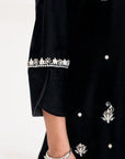 Noir Luxe Embellished Velvet Co-ord Set