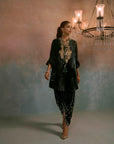 Regal Green Velvet Statement Co-ord