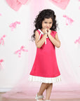 Pink Dress with Bow Detailing