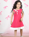 Pink Dress with Bow Detailing